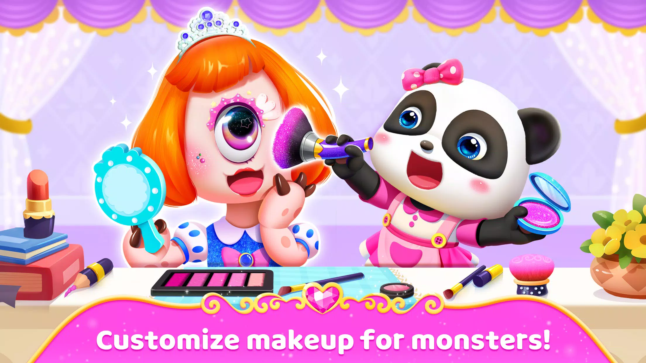 Little Monster's Makeup Game Screenshot 1