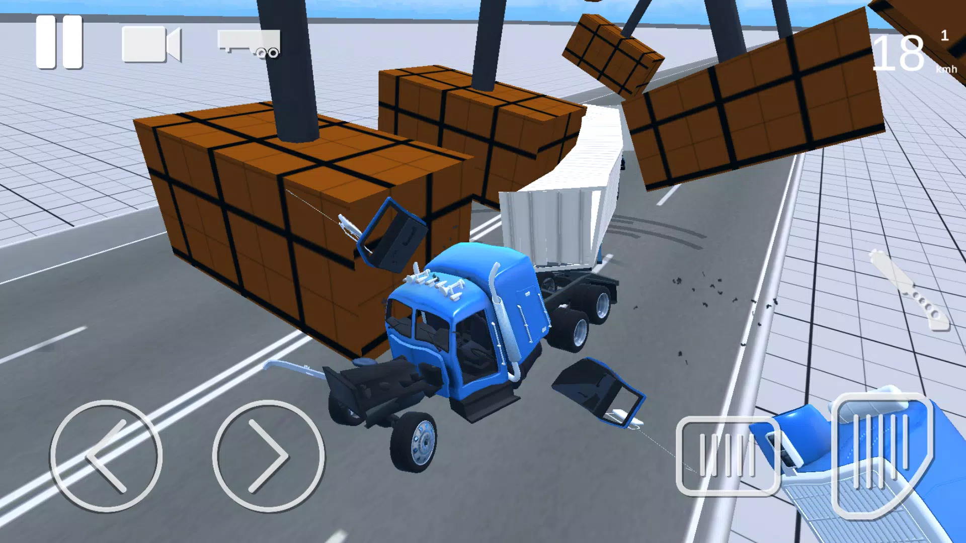 Truck Crash Simulator Accident Скриншот 2