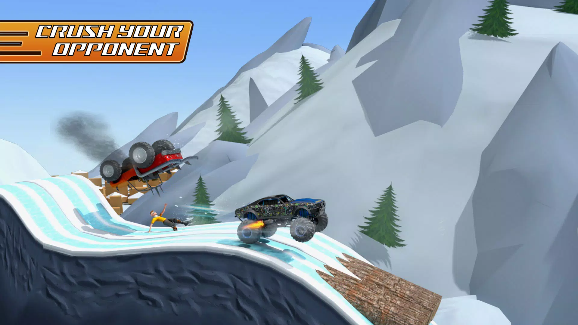 Uphill Racing - Hill Jump Game ภาพหน้าจอ 1