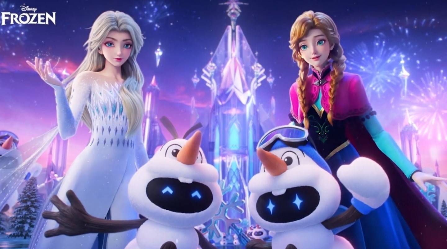 Elsa, Anna, Olaf Invade Honor of Kings