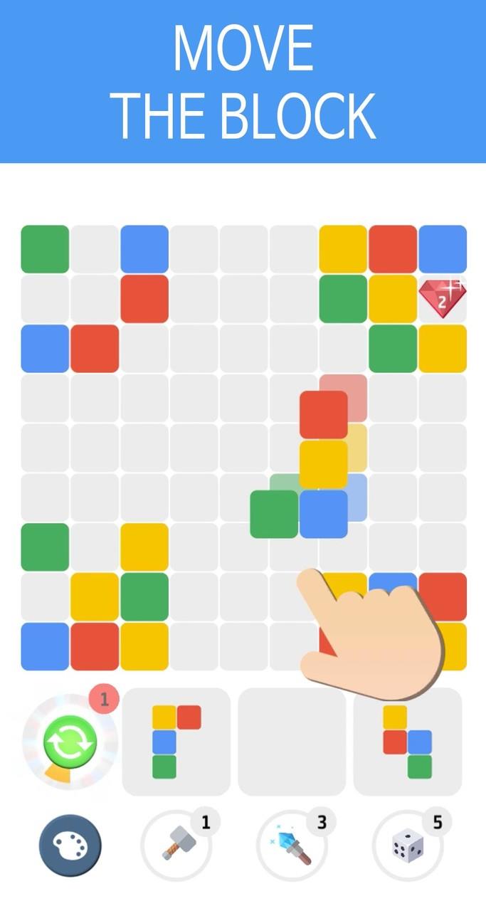 Mapdoku : Match Color Blocks スクリーンショット 3