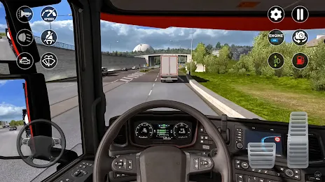 Euro Cargo Truck Simulator Pro Tangkapan skrin 1