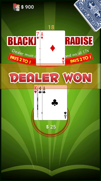 BlackJack Paradise Capture d'écran 3