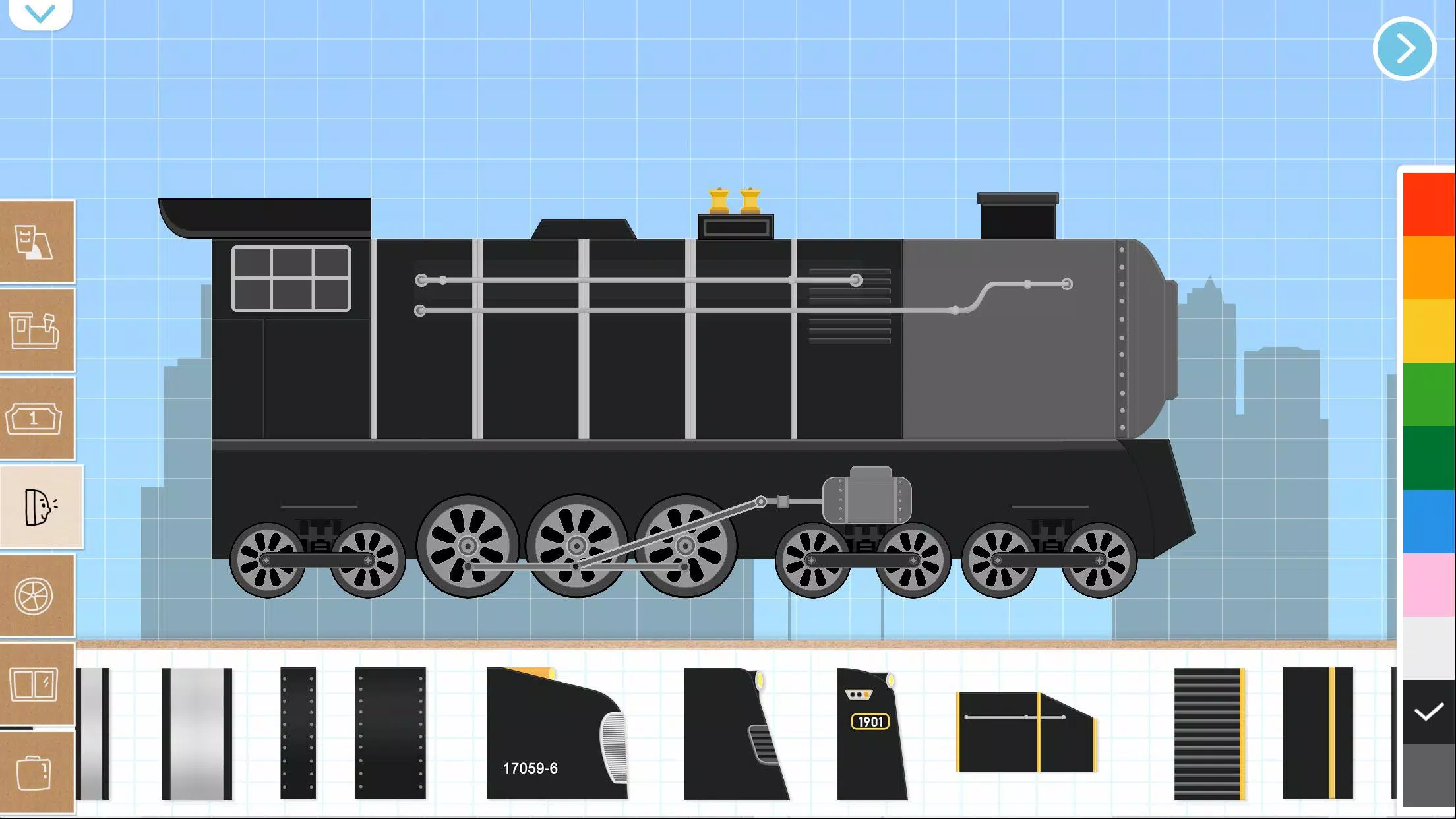 Brick Train Spiel für Kinder Screenshot 1