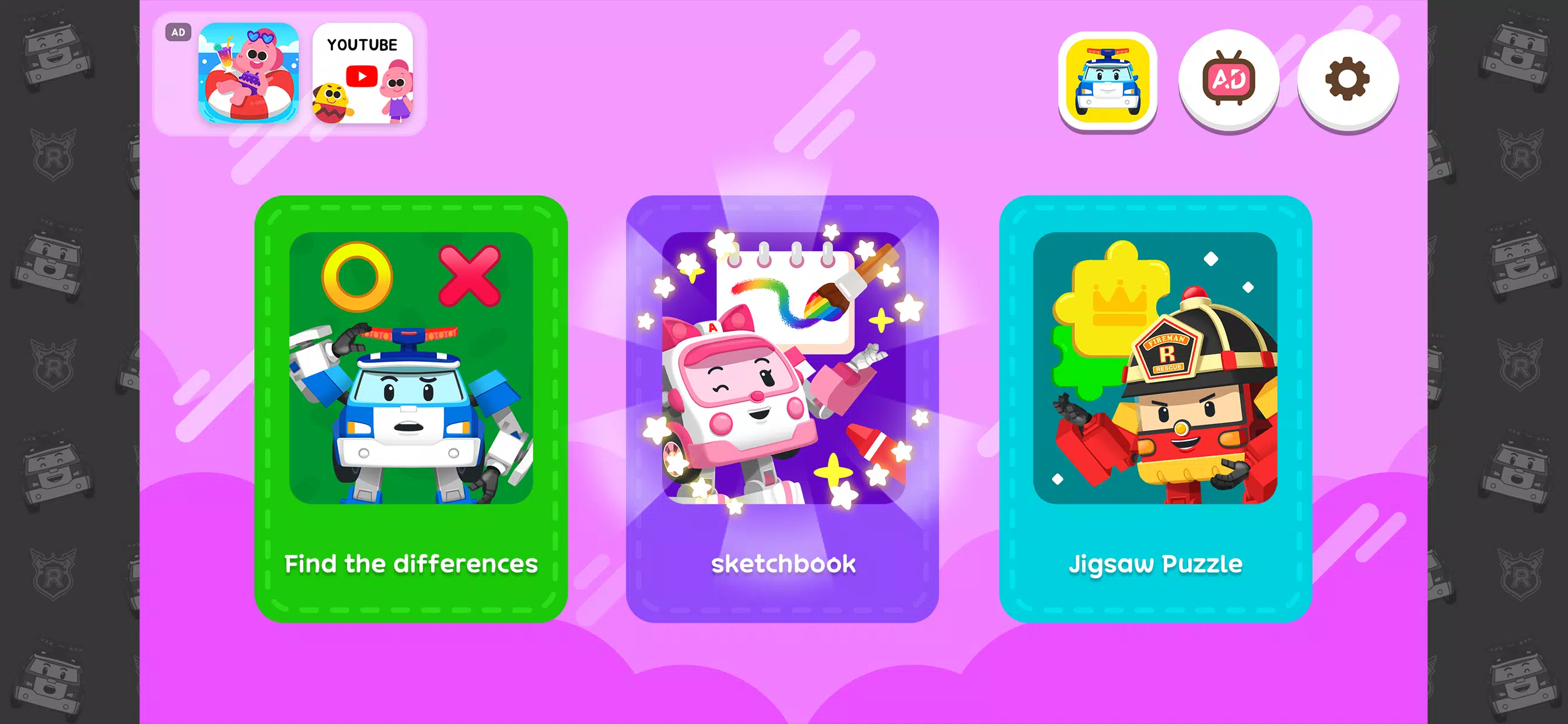 Poli Coloring & Games - Kids 스크린샷 0