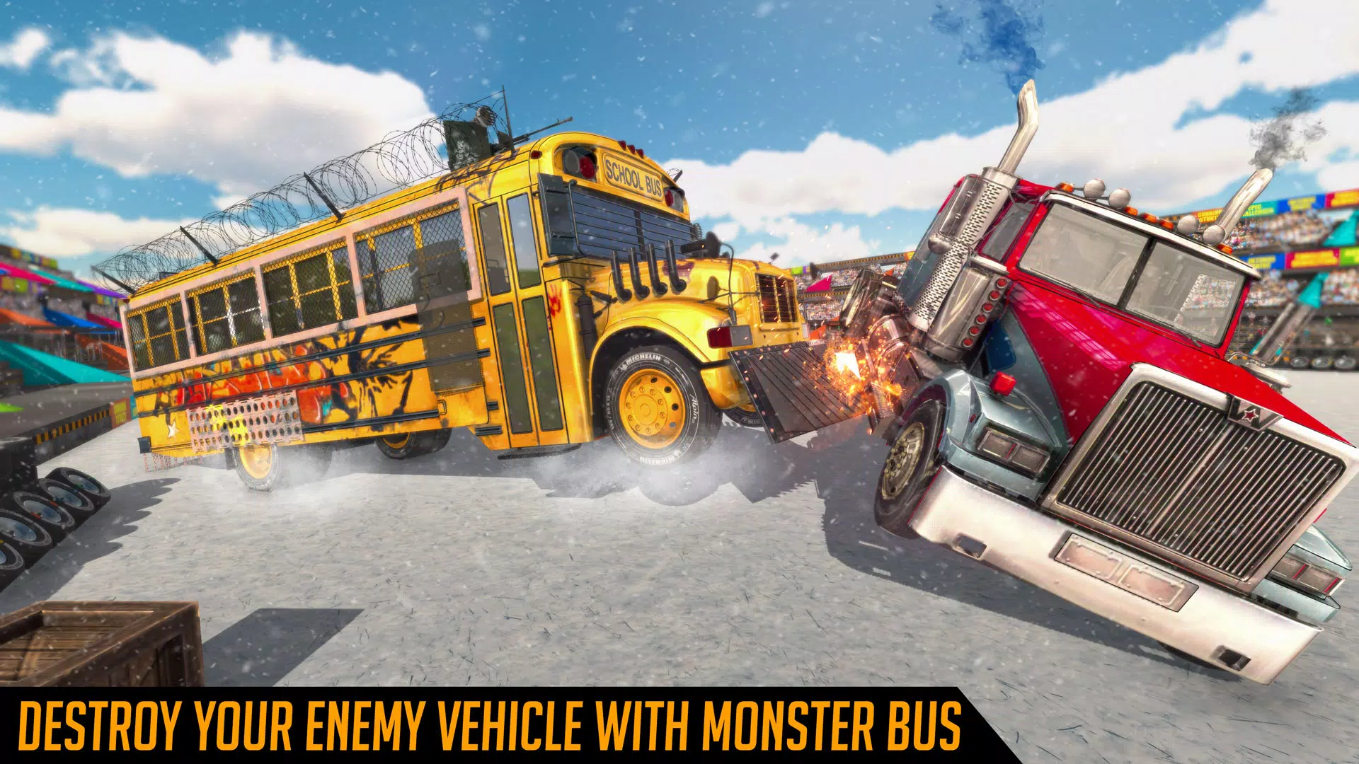 Monster Bus Derby Destruction Screenshot 3