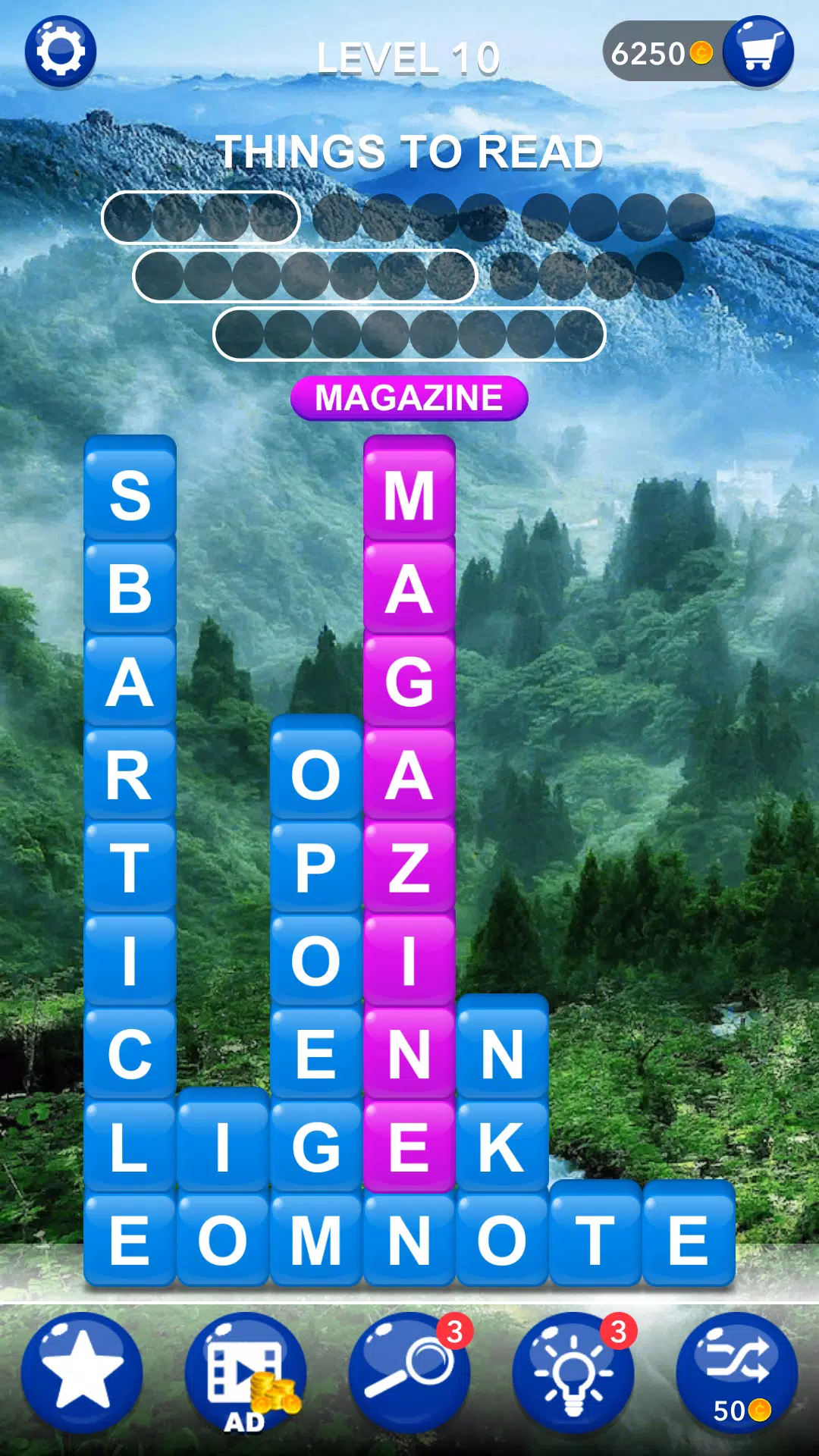 Word Tiles :Hidden Word Search Capture d'écran 1