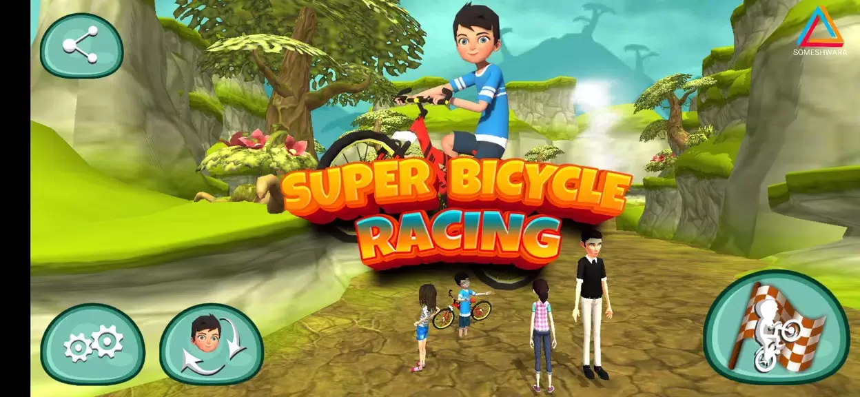 Super Bicycle Racing Ảnh chụp màn hình 0