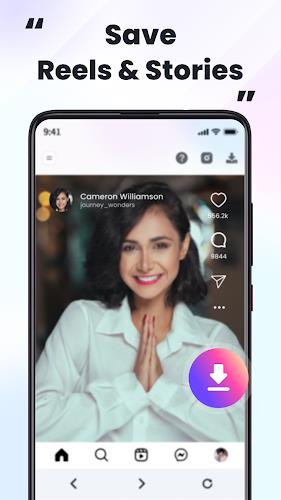 Reels video downloader, repost Ảnh chụp màn hình 3