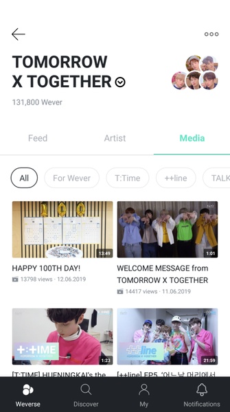 Weverse স্ক্রিনশট 3