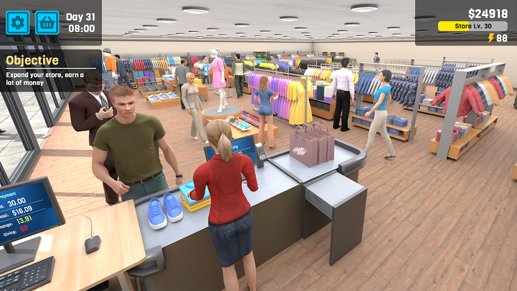 Clothing Store Simulator Mod स्क्रीनशॉट 3