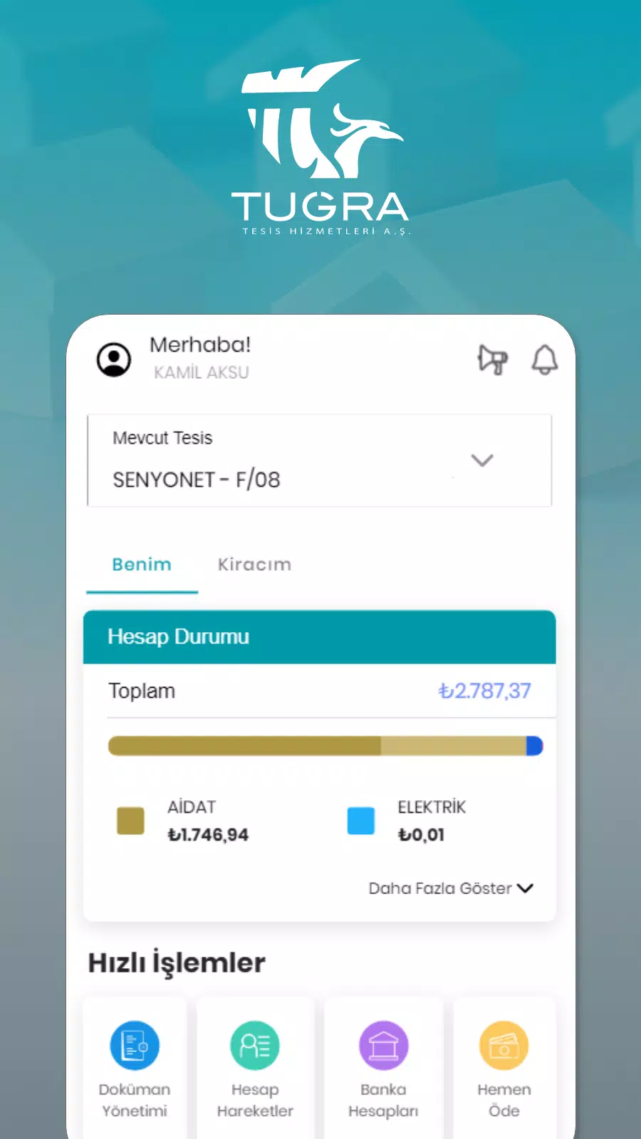 Tuğra Yönetim スクリーンショット 1