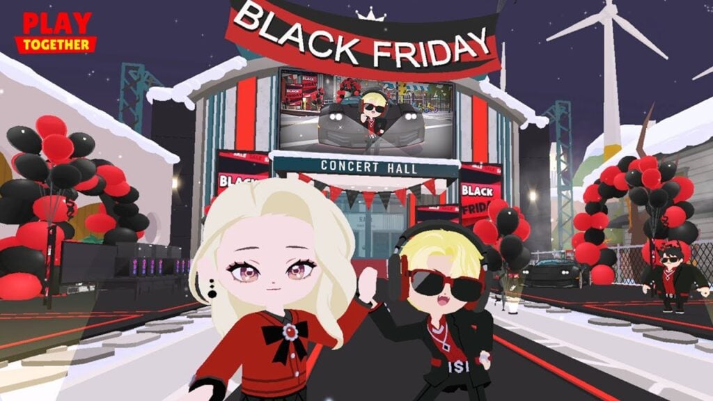 Les mini-jeux d'hiver commencent en Play Together avec le Black Friday !