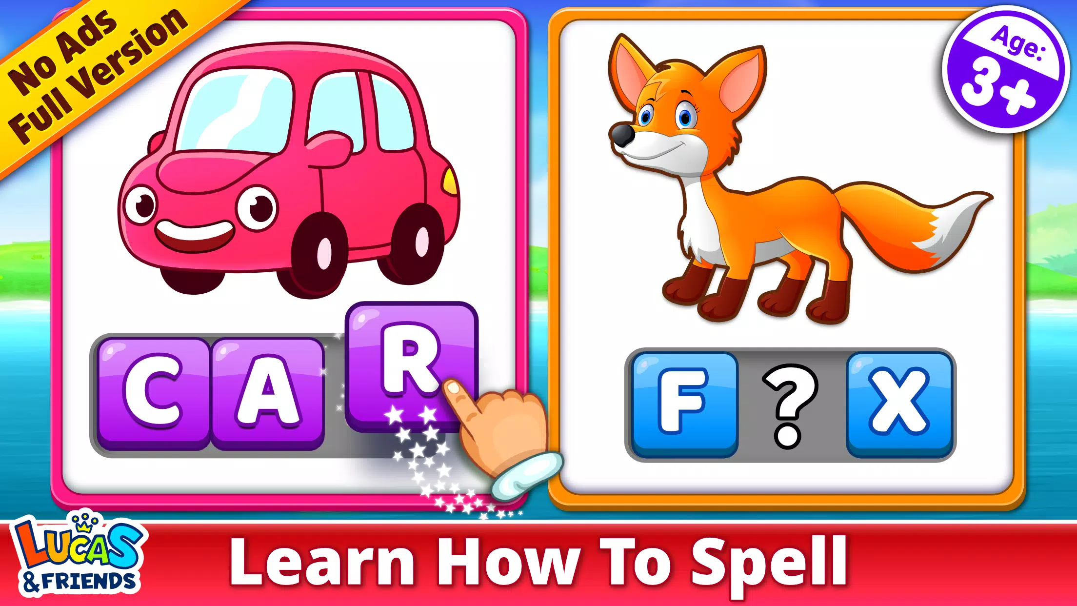 Spelling & Phonics: Kids Games Скриншот 0