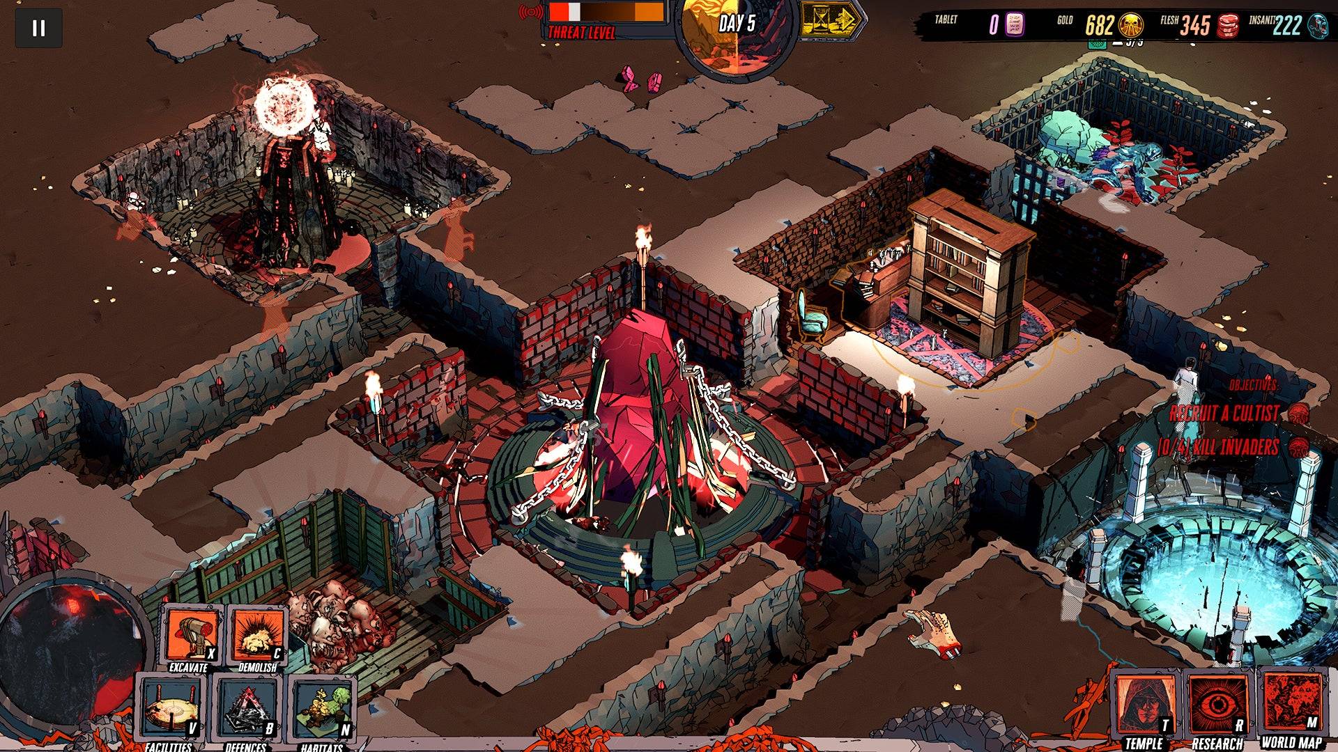 Cthulu Keeper traps