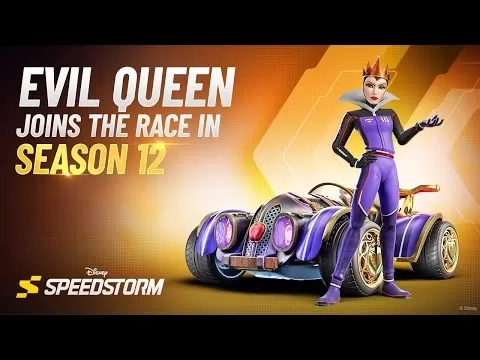 Evil Queen Disney Speedstorm gameplay screenshot