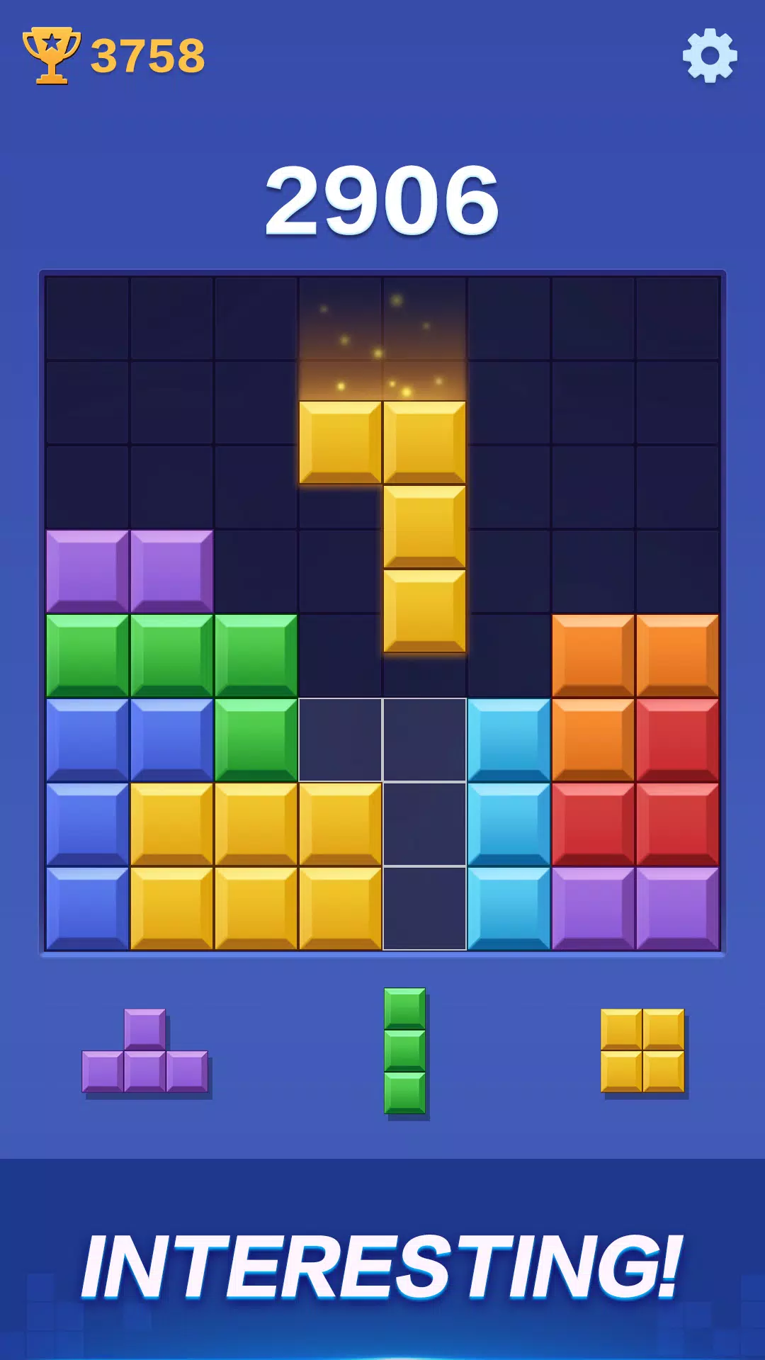 Block Rush - Block Puzzle Game ဖန်သားပြင်ဓာတ်ပုံ 1