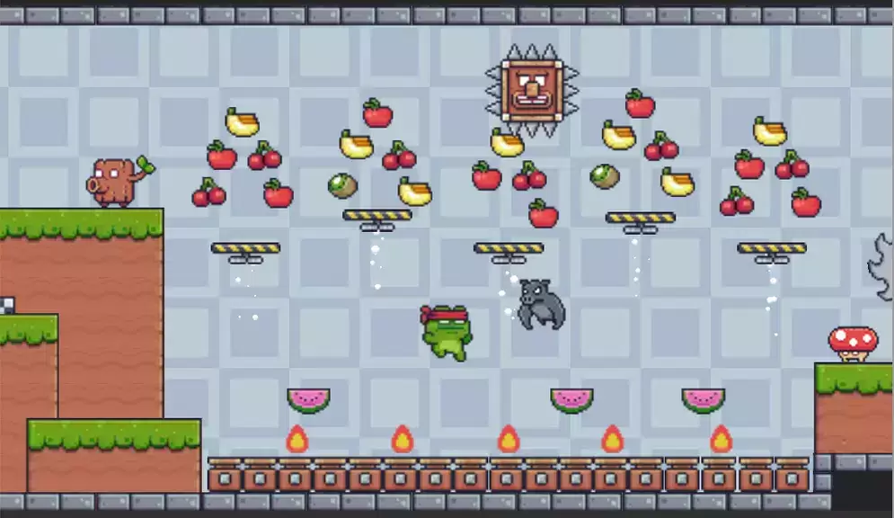 Super Frog Hero Pineapple Ekran Görüntüsü 2