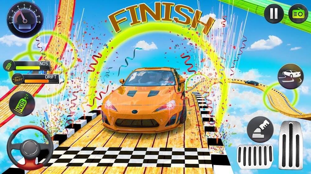 Mega Ramp Car Stunts Race स्क्रीनशॉट 3