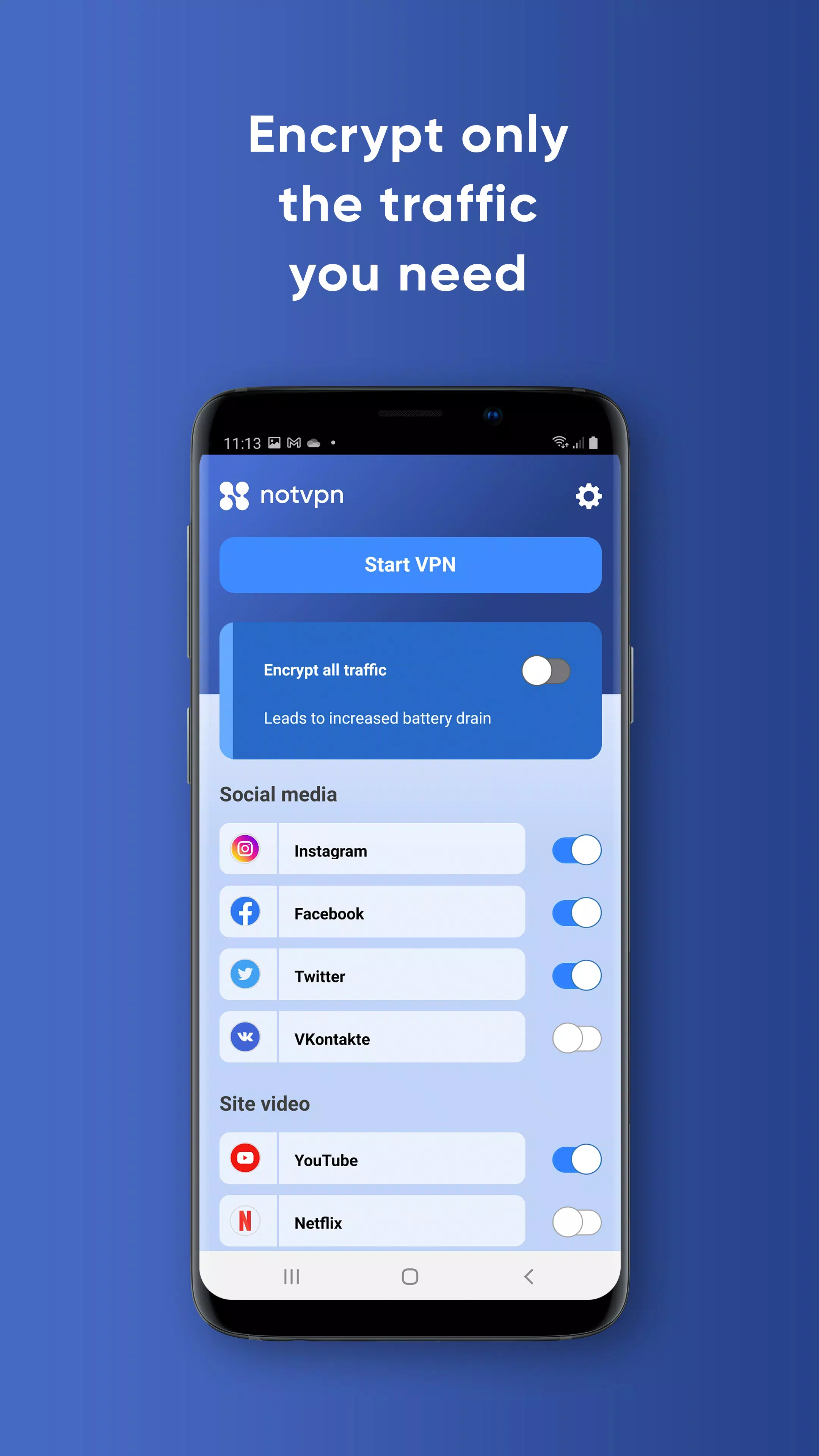 NotVPN Capture d'écran 0