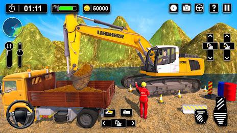 Heavy Sand Excavator 3D Sim スクリーンショット 0