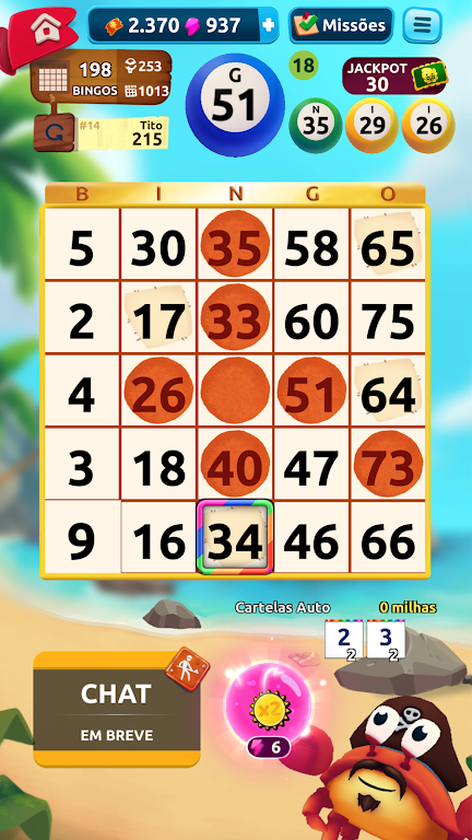 Bingo Bloon - Free Game - 75 Ball Bingo Screenshot 1