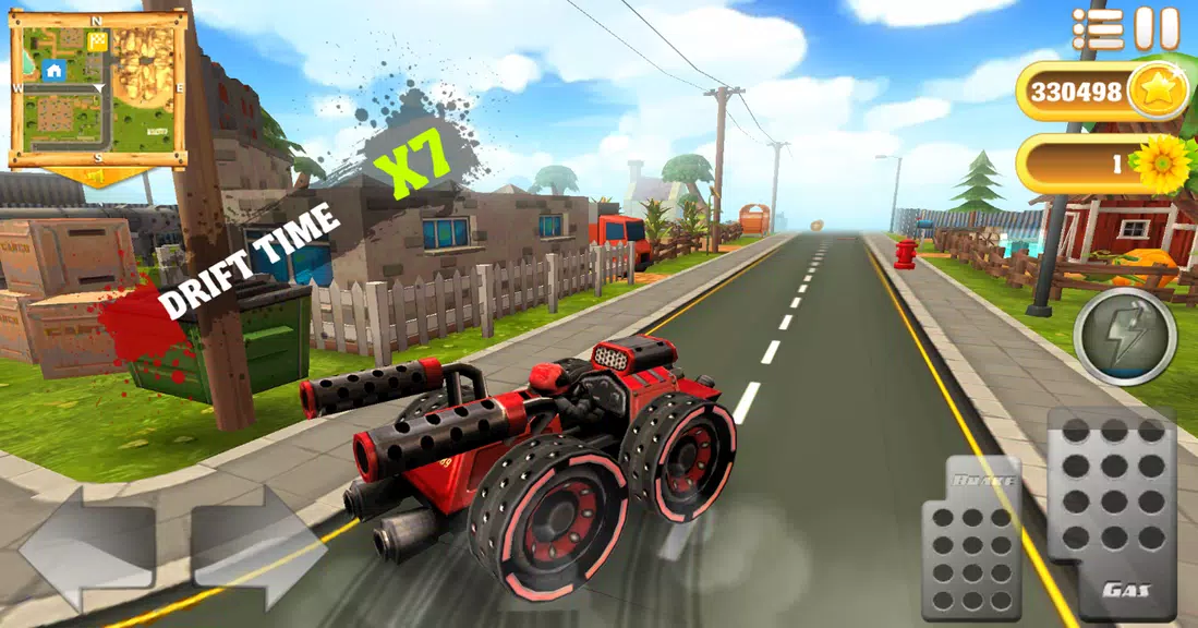 Cartoon Hot Racer 3D Captura de tela 2