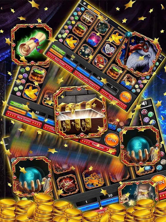 Cash Wizard Slots: Free Capture d'écran 1