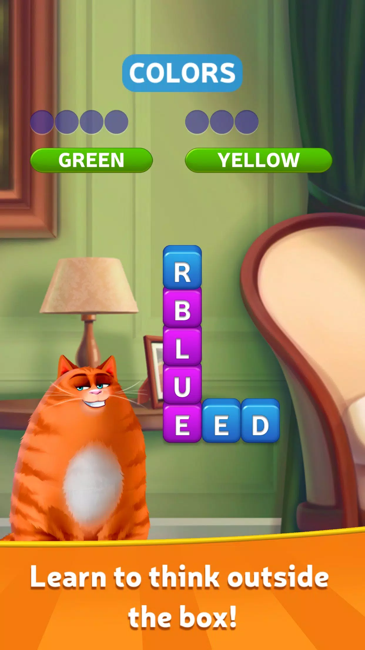 Kitty Scramble: Wordstapel Screenshot 0