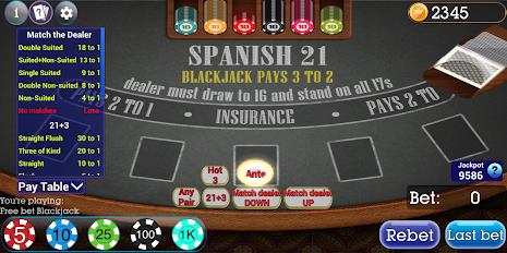 Spanish Blackjack 21 Скриншот 0