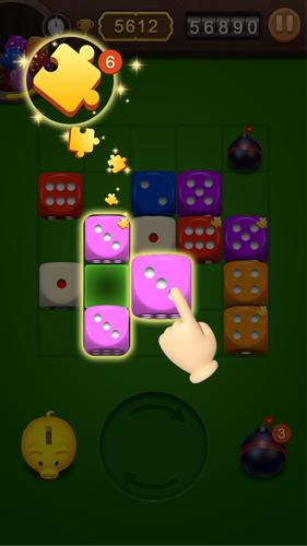 Dice Jigsaw Puzzle Screenshot 1