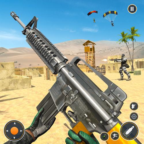 Gun Games Offline 3D Shooting ဖန်သားပြင်ဓာတ်ပုံ 0