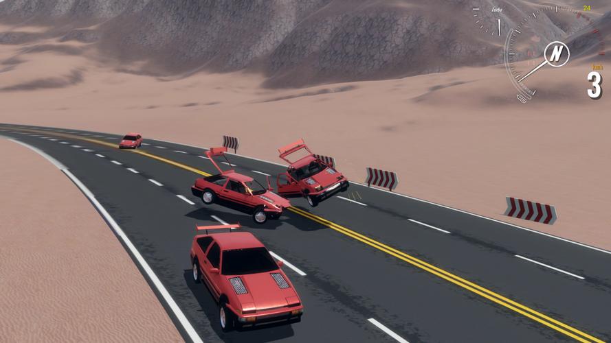 Car Crash Simulator Sandbox 3D Captura de tela 2