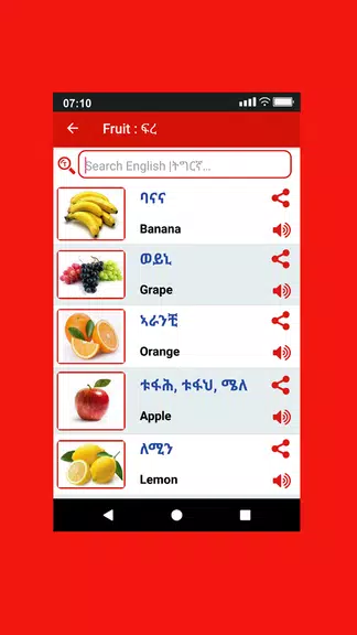 Tigrinya Word Book スクリーンショット 3