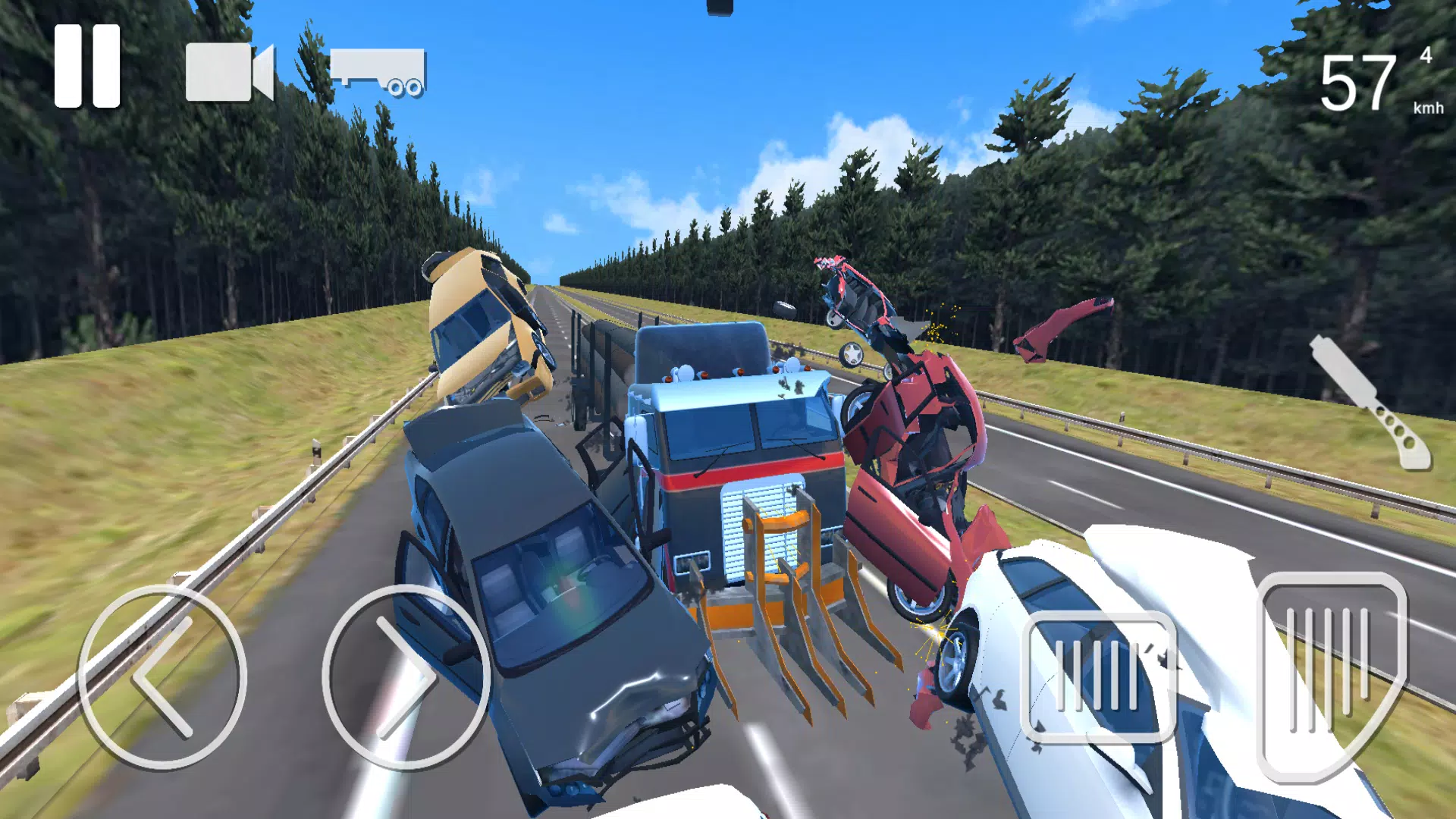 Truck Crash Simulator Accident Скриншот 1