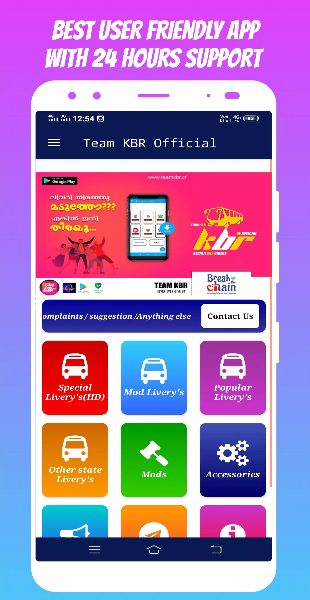 Bus Livery Kerala Captura de tela 0