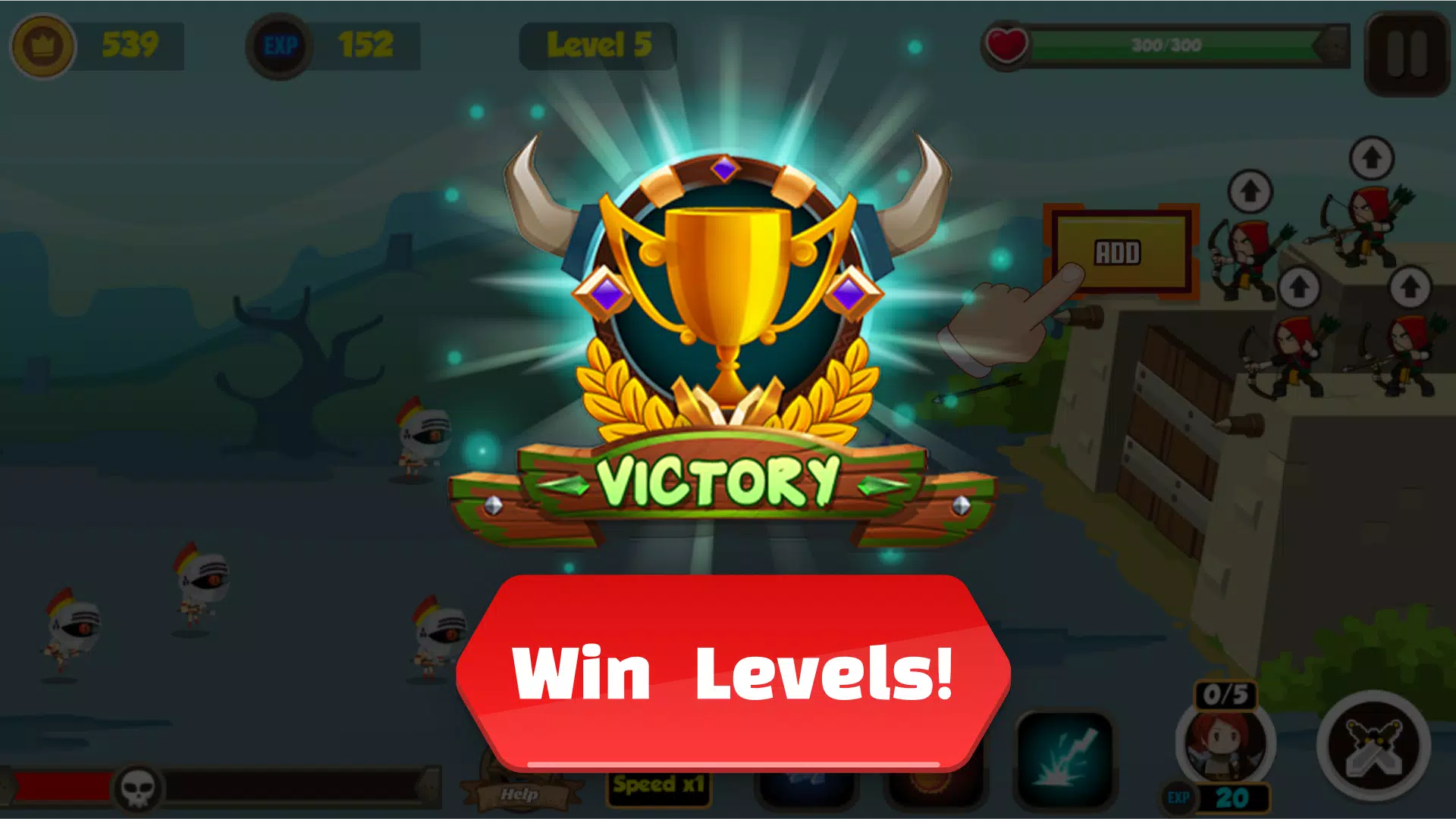 Idle Fortress: Tower Defence Schermafbeelding 2