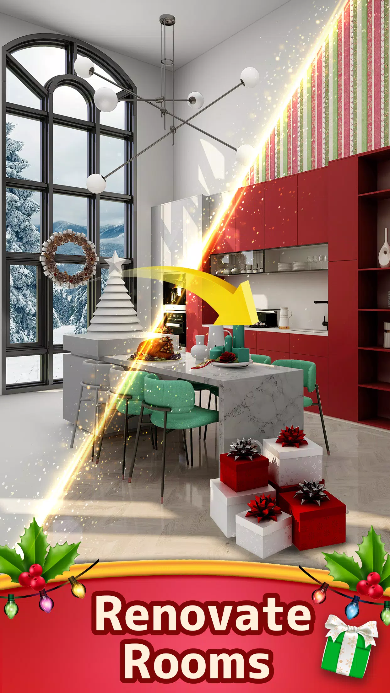 Christmas Match: Home Design應用截圖第1張