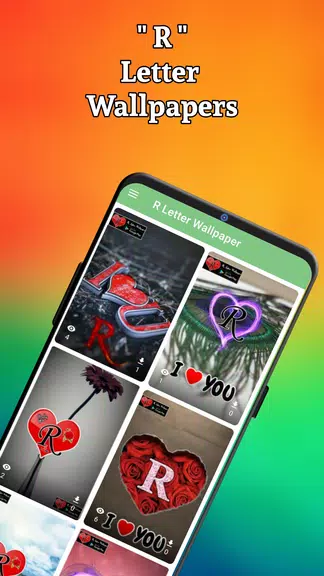 R Letter Wallpaper - Photos ဖန်သားပြင်ဓာတ်ပုံ 0