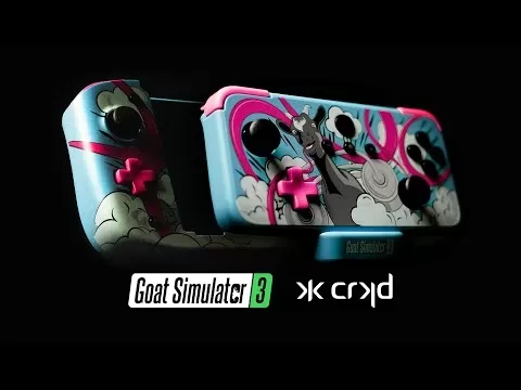 Goat Simulator anniversary controller collaboration from CRKD