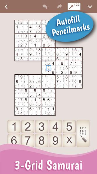 MultiSudoku: Samurai Sudoku Mod應用截圖第2張