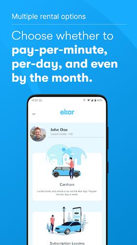 ekar Car Rental - No Deposit Capture d'écran 1