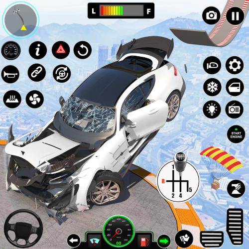 Car Crash Games Mega Car Games Ảnh chụp màn hình 0