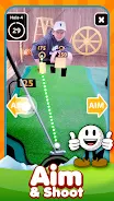 OneShot Golf - Robot Golf Game Captura de tela 0