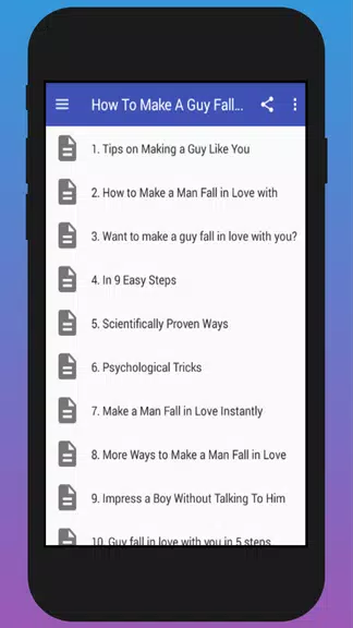 How To Make a Guy Fall in Love With You Ảnh chụp màn hình 0