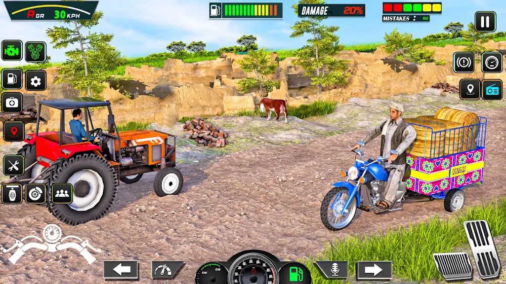 Tuk Tuk Rickshaw: Auto Game ဖန်သားပြင်ဓာတ်ပုံ 0