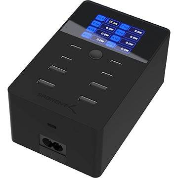 SABRENT 8-Port 252W USB डेस्कटॉप चार्जर