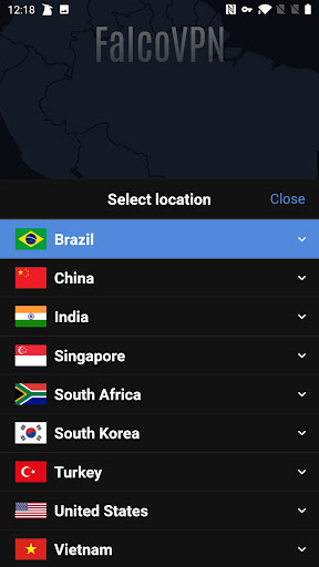 FalcoVPN Скриншот 3