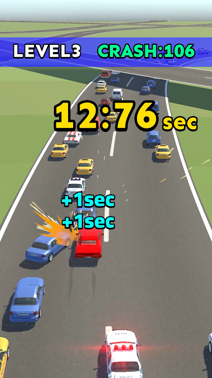 Car Chase And Crash Run Screenshot 0