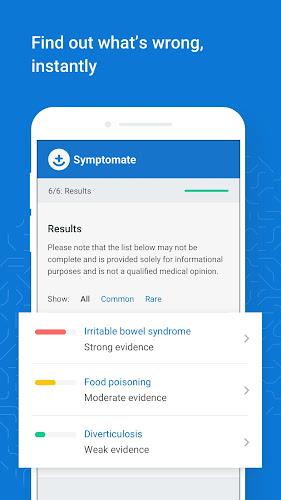 Symptomate – Symptom checker Captura de tela 1